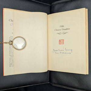 Fifth Chinese Daughter by Jade Snow Wong (Signed First Edition), 1950 🐉🇺🇸🇨🇳