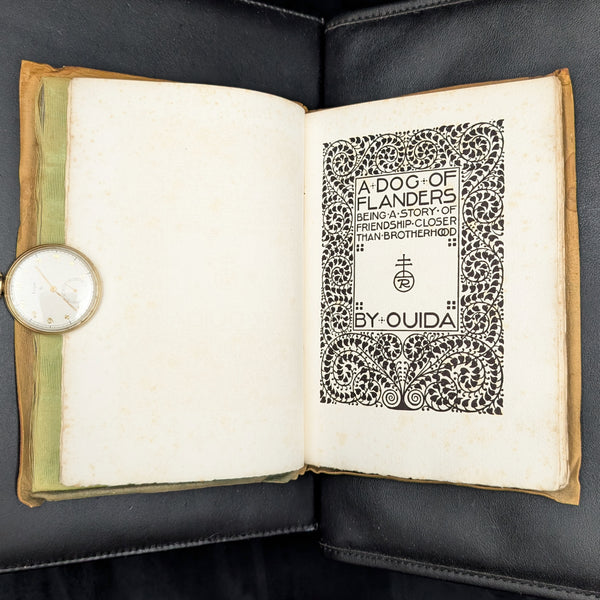 A Dog of Flanders, by Ouida, (RARE, The Roycrofters Edition), 1911 🎨🐕🇧🇪