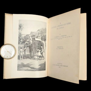 A Little American Girl in India by Harriet A. Cheever (First Edition, Illustrated, Rare), 1900 🐘🗺️📚
