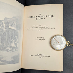 A Little American Girl in India by Harriet A. Cheever (First Edition, Illustrated, Rare), 1900 🐘🗺️📚