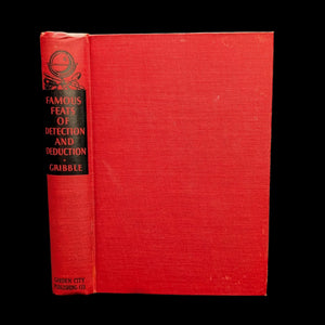 Famous Feats of Detection and Deduction by Ellery Queen (First Edition), 1938 🕵️♂️📚🕰️