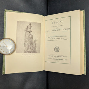 Plato: Lysis, Symposium, Gorgias by Plato (Loeb Classical Library Edition), 1967. 🏛️📜🇬🇷
