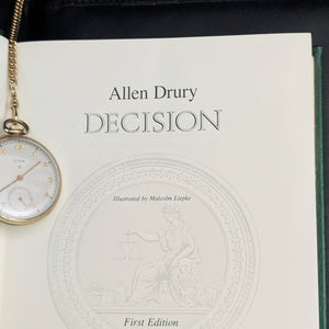Decision by Allen Drury (Signed Limited First Edition), 1983 ⚖️🇺🇸🏛️