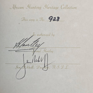 Hunter's Heartbeat by Lionel A.H. Hartley (Signed Limited Edition No. 928), 1985 🦒🌍🦆