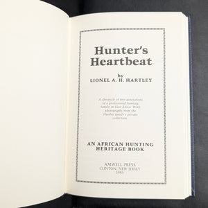 Hunter's Heartbeat by Lionel A.H. Hartley (Signed Limited Edition No. 928), 1985 🦒🌍🦆