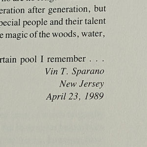 Tales of Woods and Waters by Vin T. Sparano (Signed Limited Edition No. 263), 1989 🎣🌲🦆