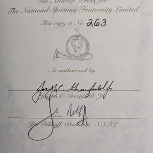 A Quail Hunter's Odyssey by Joseph C. Greenfield, Jr. (Signed Limited Edition), 2003 📜✍️🦆