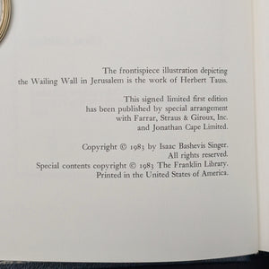 The Penitent by Isaac Bashevis Singer (Signed Limited First Edition), 1983 📜✍️💎
