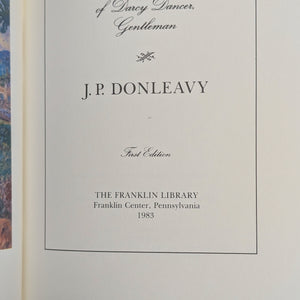 Leila by J.P. Donleavy (Signed First Edition), 1983 📜✍️🎩