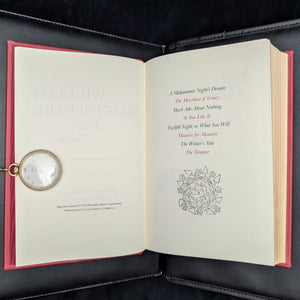 William Shakespeare, Eight Comedies by The Franklin Library (Leather Bound, RARE), 1978. 📜🏛️🇬🇧