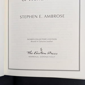 D-Day, June 6, 1944 by Stephen E. Ambrose (Signed Collectors Edition), 1995 🎖️⚓️⚔️