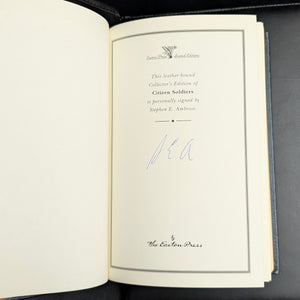 Citizen Soldiers by Stephen E. Ambrose (Signed Collectors Edition), 1997 📜✍️🎖️
