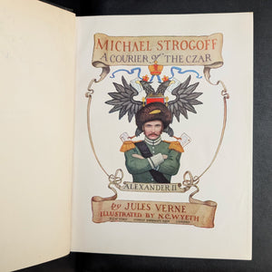 Michael Strogoff: A Courier of the Czar by Jules Verne (RARE, First American Edition), 1927 📜✨🤩