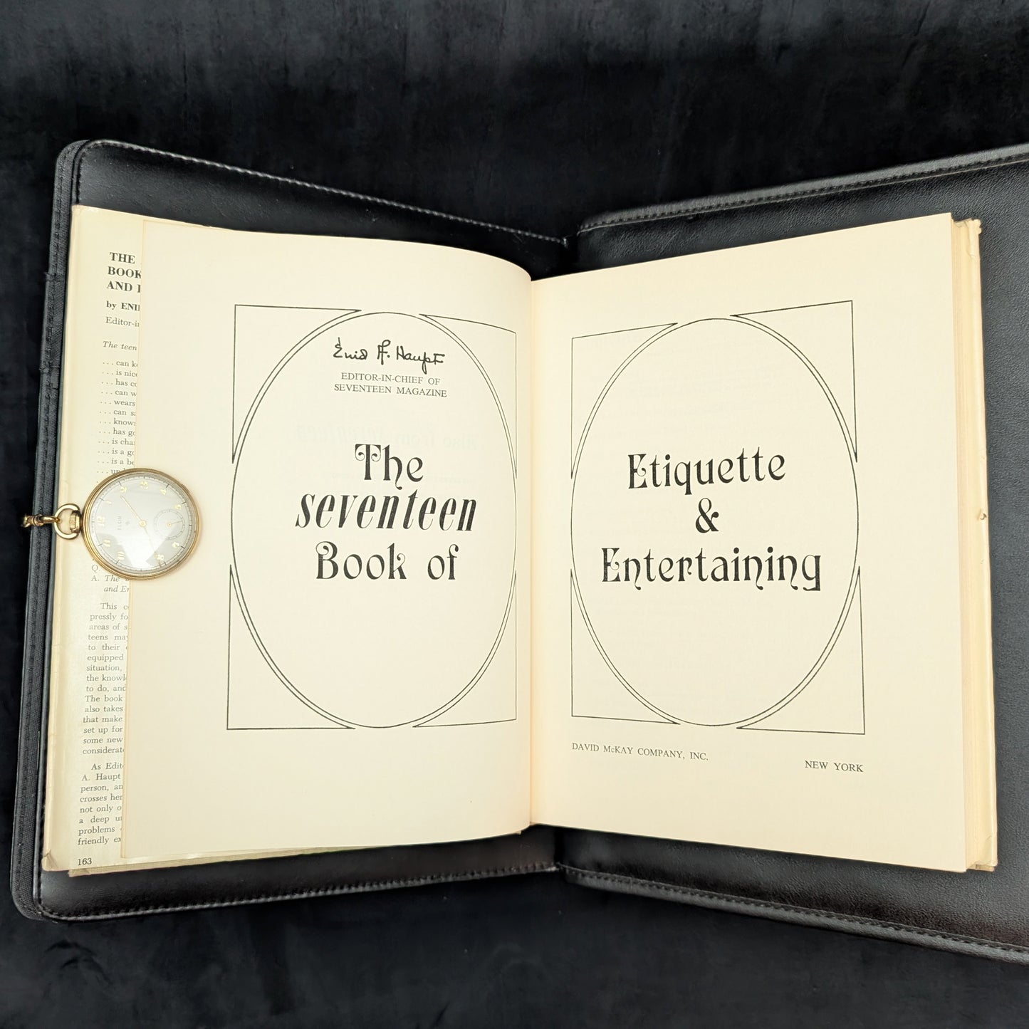 The Seventeen Book of Etiquette & Entertaining, by Enid A. Haupt, (Second Printing), 1963 📜✨👩🏫