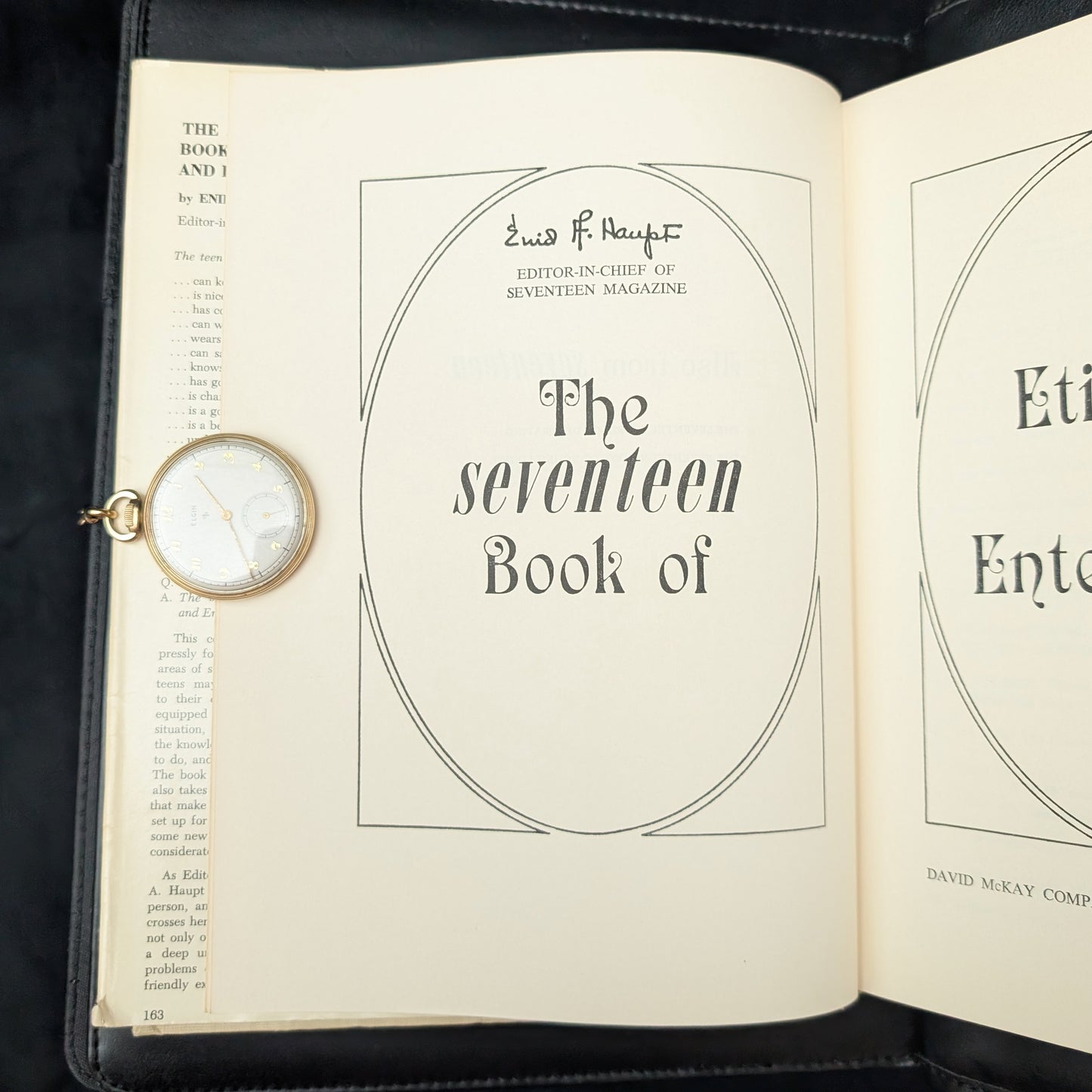 The Seventeen Book of Etiquette & Entertaining, by Enid A. Haupt, (Second Printing), 1963 📜✨👩🏫