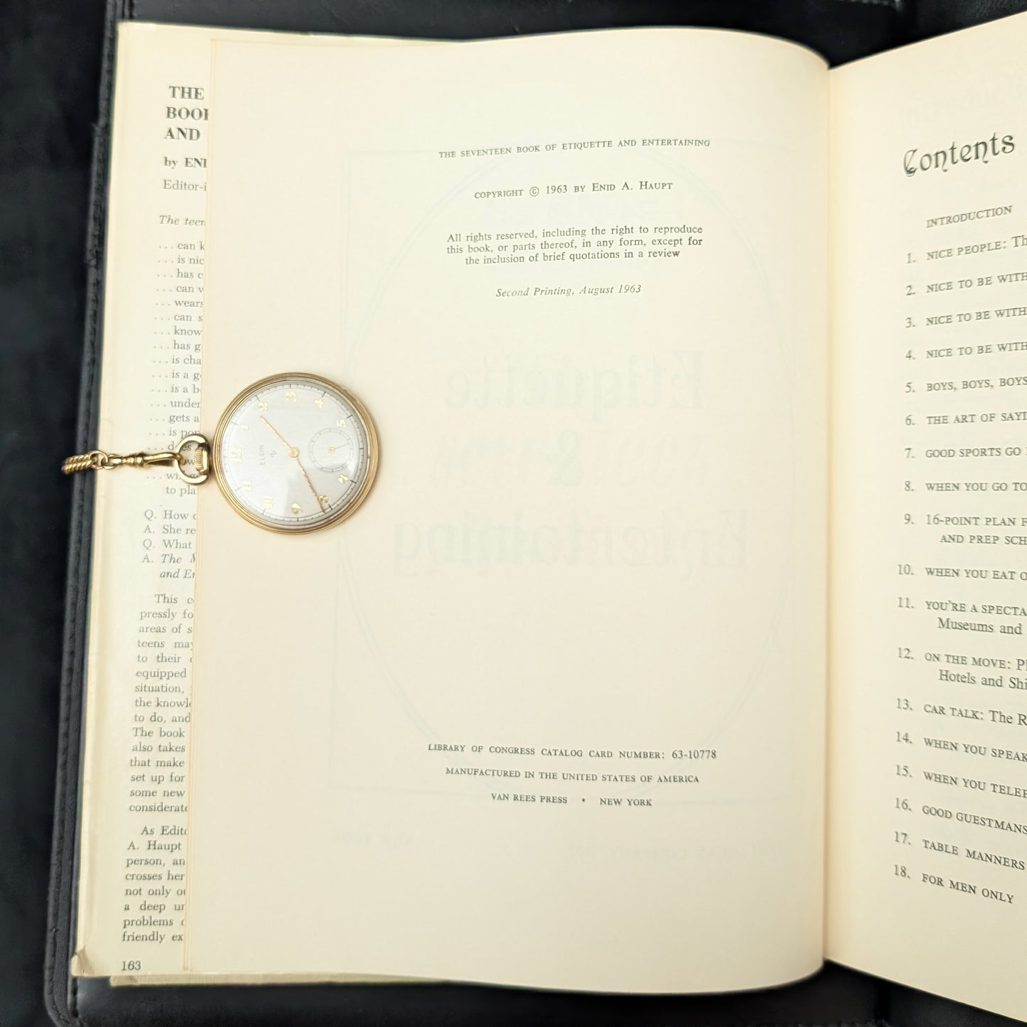 The Seventeen Book of Etiquette & Entertaining, by Enid A. Haupt, (Second Printing), 1963 📜✨👩🏫