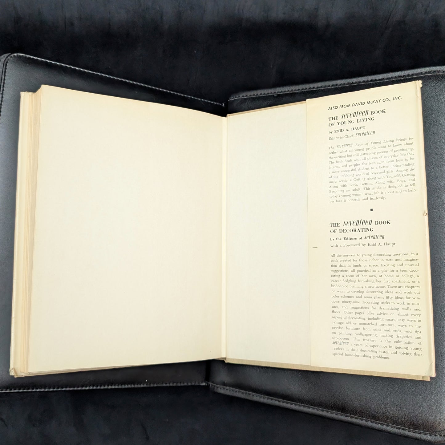 The Seventeen Book of Etiquette & Entertaining, by Enid A. Haupt, (Second Printing), 1963 📜✨👩🏫