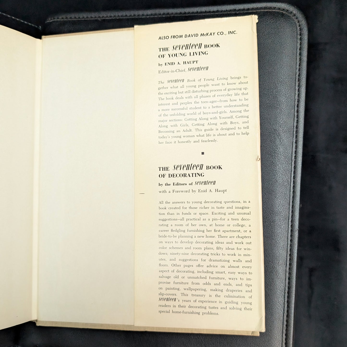 The Seventeen Book of Etiquette & Entertaining, by Enid A. Haupt, (Second Printing), 1963 📜✨👩🏫