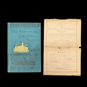 The Story of the Jubilee Singers, With Their Songs by J.B.T. Marsh (RARE, Revised Edition, Original Program), 1880 🎶📜🧐