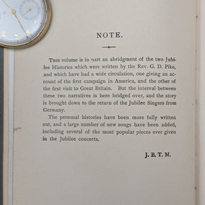 The Story of the Jubilee Singers, With Their Songs by J.B.T. Marsh (RARE, Revised Edition, Original Program), 1880 🎶📜🧐