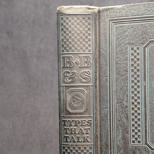 Types That Talk: Catalog of Type Faces by Barnhart Brothers & Spindler (RARE), c. 1920s 🖨️🎨✒️