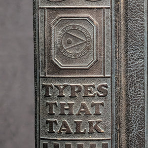Types That Talk: Catalog of Type Faces by Barnhart Brothers & Spindler (RARE), c. 1920s 🖨️🎨✒️