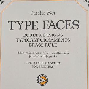 Types That Talk: Catalog of Type Faces by Barnhart Brothers & Spindler (RARE), c. 1920s 🖨️🎨✒️