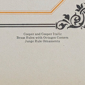 Types That Talk: Catalog of Type Faces by Barnhart Brothers & Spindler (RARE), c. 1920s 🖨️🎨✒️