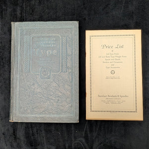 Types That Talk: Catalog of Type Faces by Barnhart Brothers & Spindler (RARE), c. 1920s 🖨️🎨✒️