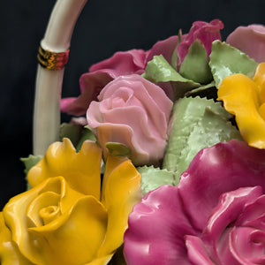 Royal Albert Musical Flower Basket – Old Country Roses (RARE 1962 Launch Year), "Fur Elise" 🎶🌹🇬🇧