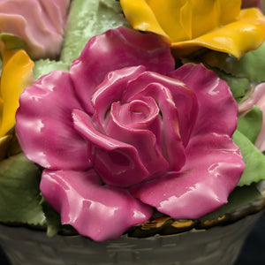 Royal Albert Musical Flower Basket – Old Country Roses (RARE 1962 Launch Year), "Fur Elise" 🎶🌹🇬🇧