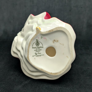 Vintage Royal Doulton "Fair Lady" Figurine (HN 2832), Red Dress, Peggy Davies Design, c. 1977 🩰🇬🇧👑