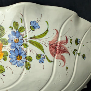 Vintage Italian Hand-Painted Swan Wall Fountain/Planter – Two-Piece Floral Ceramic Set (ITALY), c. 1960 🦢🇮🇹🌸