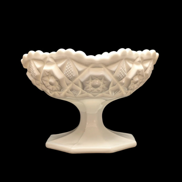 Vintage Bonbonschale aus Milchglas (Hersteller unbekannt)