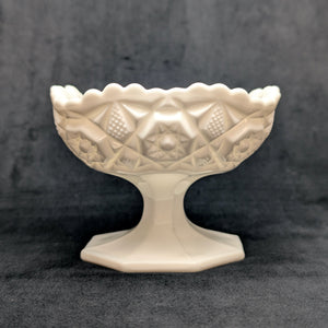 Vintage Bonbonschale aus Milchglas (Hersteller unbekannt)