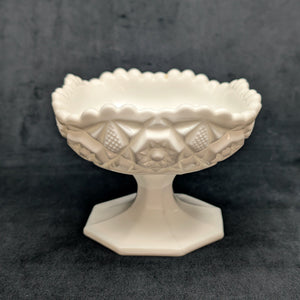 Vintage Bonbonschale aus Milchglas (Hersteller unbekannt)