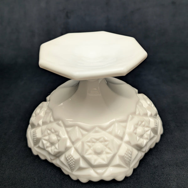 Vintage Bonbonschale aus Milchglas (Hersteller unbekannt)