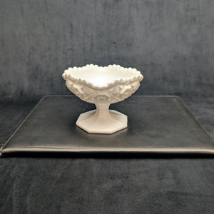 Vintage Bonbonschale aus Milchglas (Hersteller unbekannt)