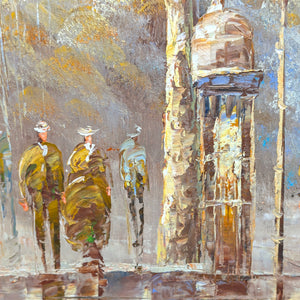 Escena callejera de París con el Arco del Triunfo de Vermen 🇫🇷