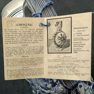 Limited Edition German Salt Glaze Stein – Medieval Knights Relief, RARE No. 1715 of 5000 (Western Germany), c. 1979 🍺🇩🇪🛡️