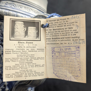 Limited Edition German Salt Glaze Stein – Medieval Knights Relief, RARE No. 1715 of 5000 (Western Germany), c. 1979 🍺🇩🇪🛡️