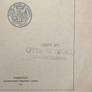 Final Report of Gen. John J. Pershing, Commander-in-Chief American Expeditionary Forces (RARE, First Edition, Stamp From Congressman), 1920 📜🏛️🇺🇸