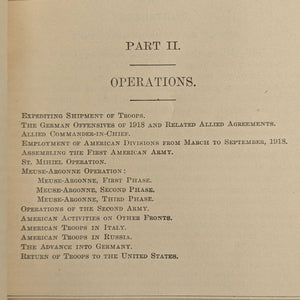 Final Report of Gen. John J. Pershing, Commander-in-Chief American Expeditionary Forces (RARE, First Edition, Stamp From Congressman), 1920 📜🏛️🇺🇸