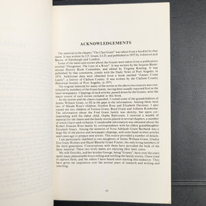 The Grants of Sequim Prairie by Edgar B. Wicklander (Signed, First Printing), 1982 📜✍️🌲