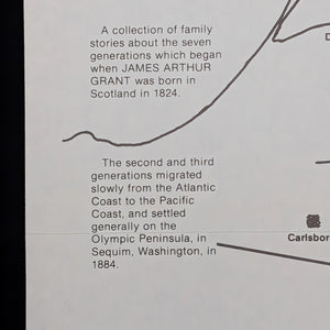 The Grants of Sequim Prairie by Edgar B. Wicklander (Signed, First Printing), 1982 📜✍️🌲