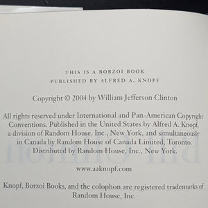 My Life by Bill Clinton (Signed, First Edition), 2004 🇺🇸🏛️ 📜
