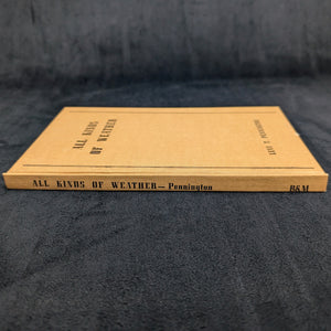 All Kinds of Weather by Levi T. Pennington (Signed, First Edition), 1948 📜✍️🌿