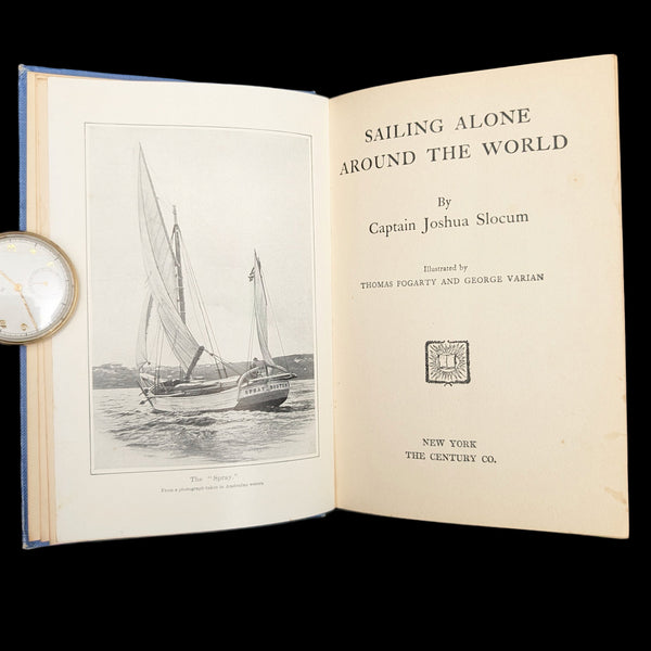 Sailing Alone Around the World by Captain Joshua Slocum (RARE, First Edition, Second Printing), 1900 🌎 ⛵🗺️