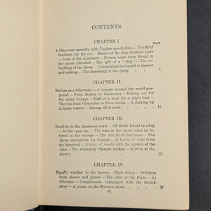 Sailing Alone Around the World by Captain Joshua Slocum (RARE, First Edition, Second Printing), 1900 🌎 ⛵🗺️