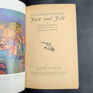 Jack and Jill by Louisa May Alcott (Vintage, Inscribed Edition), 1928. 🧒👦📖